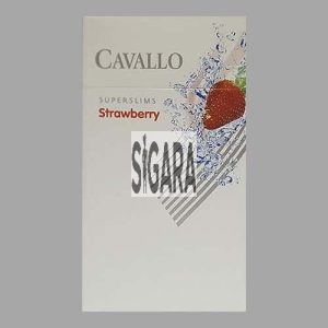 Cavallo Strawberry Superslim Sigara ( Çilek Aromalı )