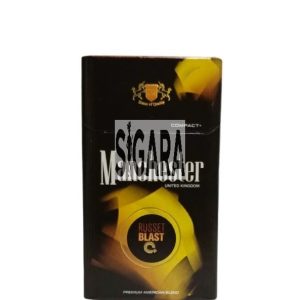 Manchester Queen Compact Russet Blast Sigara ( Portakal nane Aromalı )