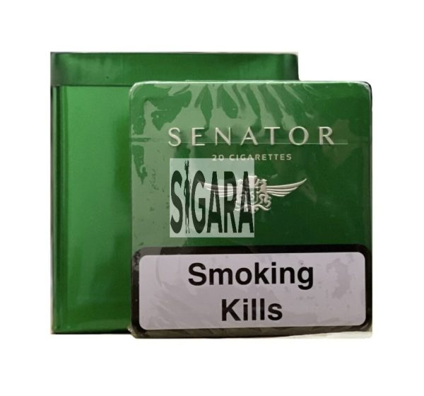 Senator Double Apple Sigara Metal Kutu ( Elma Aromalı )