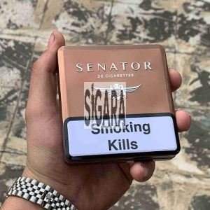 Senator Special Dark Crema Sigara Metal Kutu