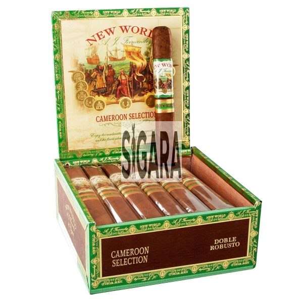 Aj Fernandez New World Cameroon Double Robusto 20's