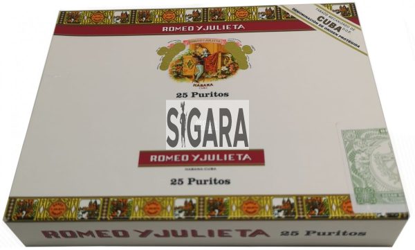 Romeo Y Julieta 25 Puritos Puro