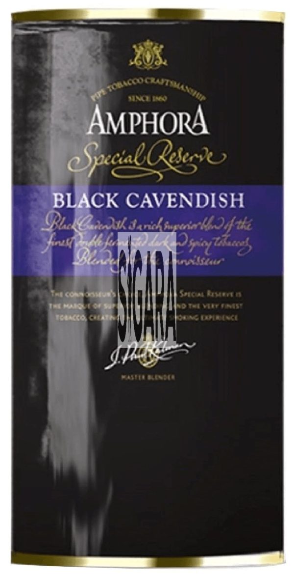 Amphora Black Cavendish Pipo Tütünü 42.5Gr